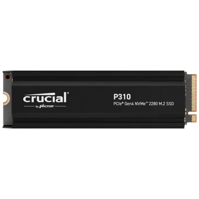 Disco SSD Crucial P310 1 TB – M.2 2280 – PCIe 4.0 x4 (NVMe) dissipador de calor integrado – Leitura 7100Mb/s Escrita 6000Mb/s