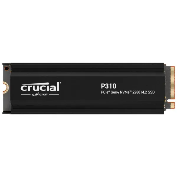 Disco SSD Crucial P310 1 TB – M.2 2280 – PCIe 4.0 x4 (NVMe) dissipador de calor integrado – Leitura 7100Mb/s Escrita 6000Mb/s