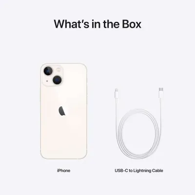 Smartphone Apple iPhone 13 Mini 256GB 5.4? 5G Branco Estelar