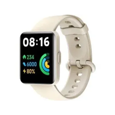 Smartwatch Xiaomi Redmi Watch 2 Lite Notificações Frequência Cardíaca GPS Beje