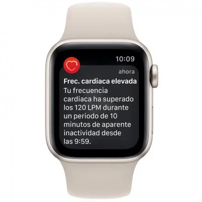 Apple Watch SE GPS 40mm Caixa de Alumínio em Branco Estrela Correia Desportiva Branco Estrela