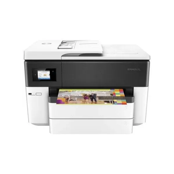 Multifunções Jacto Tinta A3 HP Officejet Pro 7740 WiFi Fax Duplex Branca