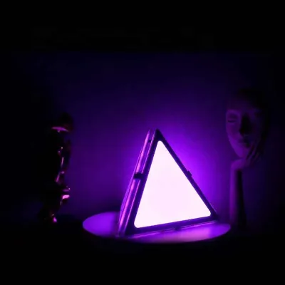 Conjunto de Lâmpadas Led Triangle Wifi 16 Milhões de Cores