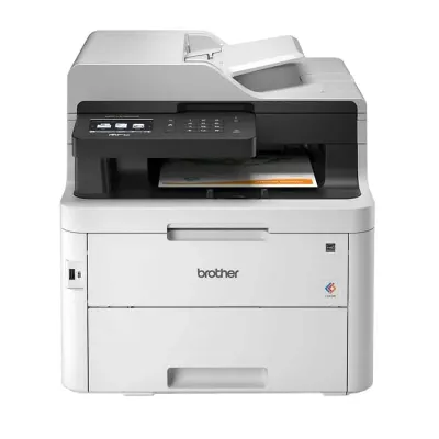 Impressora Multifunções Laser Color Brother MFC-L3770CDW WiFi Fax Duplex Branca