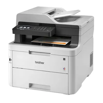 Impressora Multifunções Laser Color Brother MFC-L3770CDW WiFi Fax Duplex Branca