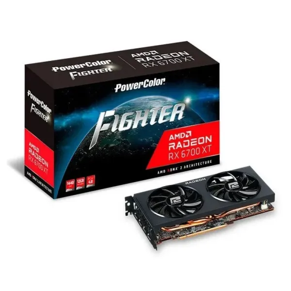 Placa Gráfica Powercolor Fighter Radeon RX 6700 XT 12Gb GDDR6