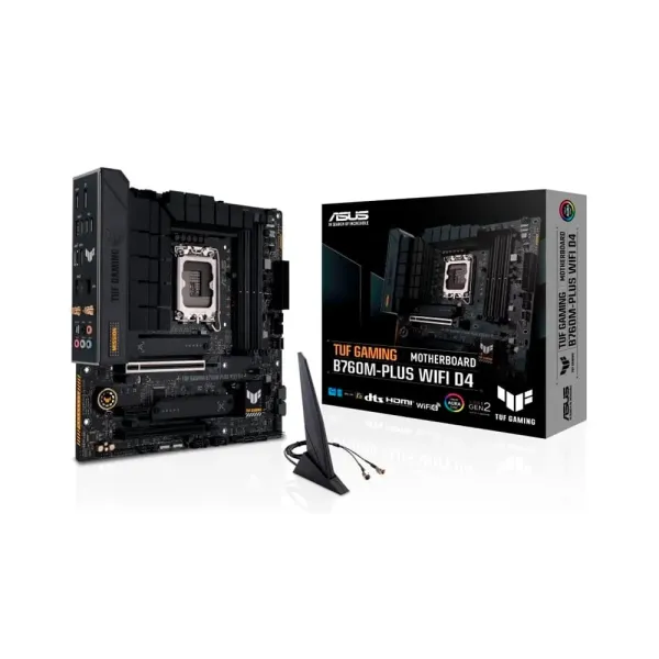 Motherboard Asus Tuf Gaming B760M-Plus Micro-ATX WiFi D4 DDR4 Lga1700