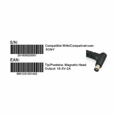 Transformador Compativel 2HIX Sony 19.5V 2A New Tip