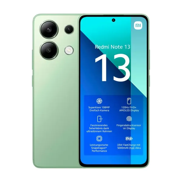 Smartphone Xiaomi Redmi Note 13 6Gb 128Gb 6.67? Verde