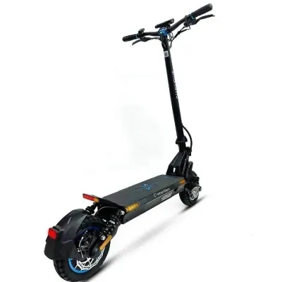Trotinete Elétrica SmartGyro CrossOver Dual Max Certificado Motor 1000W Rodas 10? 25km/h Autonomia 60km Preto