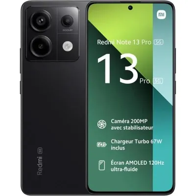 Smartphone Xiaomi Redmi Note 13 Pro NFC 6.67? 12Gb 512Gb 5G Preto