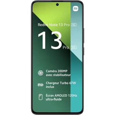 Smartphone Xiaomi Redmi Note 13 Pro NFC 6.67? 12Gb 512Gb 5G Preto