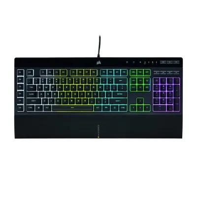 Teclado Corsair K55 RGB Pro Gaming Rubber Dome