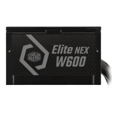 Fonte de Alimentação Cooler Master Elite NEX White 230V 600W ATX Preto