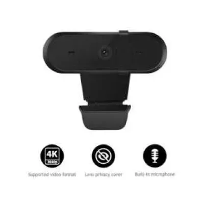 Webcam Nilox 4K Com Foco Automático e Duplo Microfone