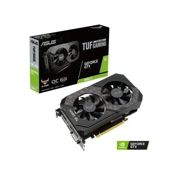 Placa Gráfica Asus TUF Gaming GeForce GTX 1660Ti EVO OC Edition 6GB GDDR6