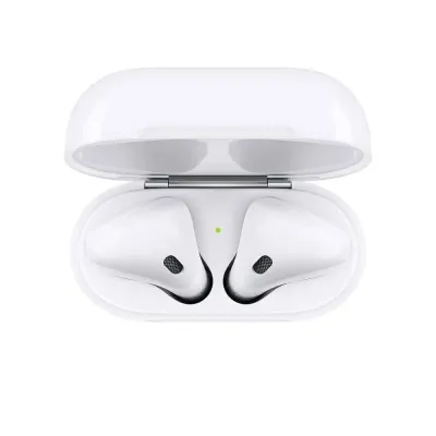 Earpods Bluetooth Apple AirPods V2 com Estojo de Carga
