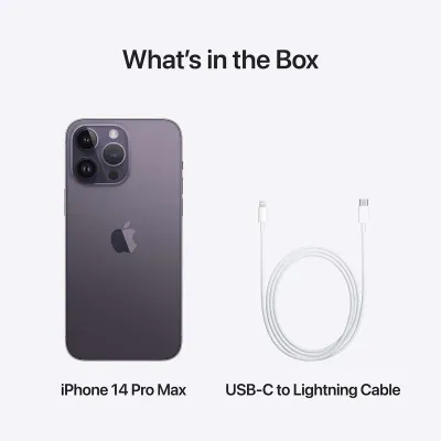 Smartphone Apple iPhone 14 Pro Max 128GB 6.7? 5G Roxo Escuro