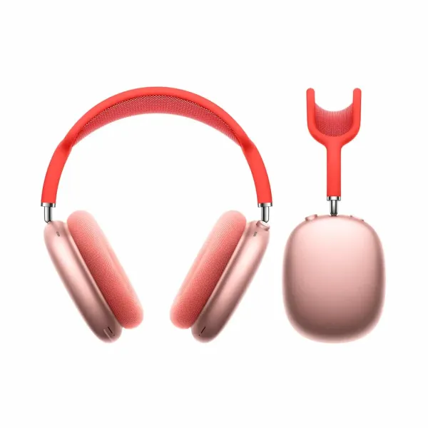 Earpods Bluetooth Apple AirPods Max com Estojo Smart Case Rosa