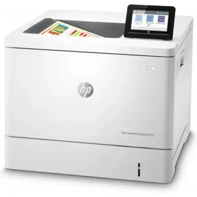 Impressora Laser Color HP LaserJet Enterprise M555DN Dúplex Branca