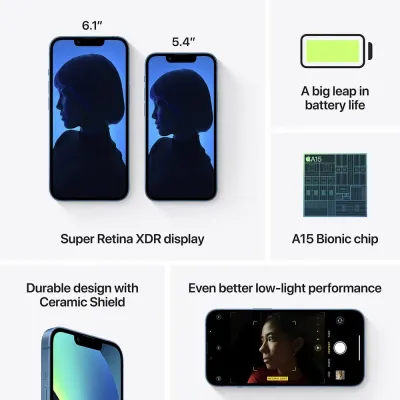 Smartphone Apple iPhone 13 512GB 6.1? 5G Azul