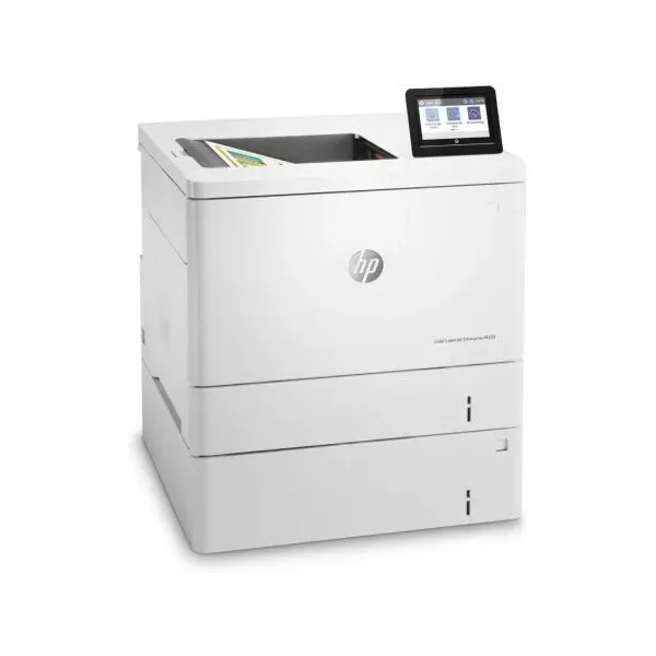 Impressora Laser Color HP LaserJet Enterprise M555x WiFi Duplex Branca