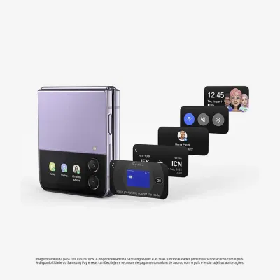 Smartphone Samsung Galaxy Z Flip4 8GB 128GB 6.7? 5G Azul