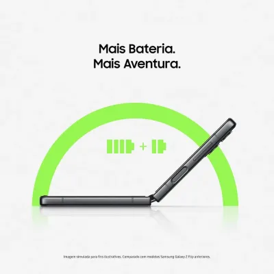 Smartphone Samsung Galaxy Z Flip4 8GB 128GB 6.7? 5G Azul