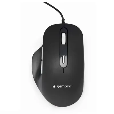 Rato Gembird Iluminado 6 Botões Confort Usb 2.0 Preto
