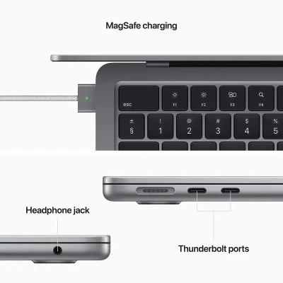 Apple Macbook Air CTO M2 CPU 8 Cores GPU 10 Cores 8Gb 512Gb 67W 13? Cinza – Teclado PT