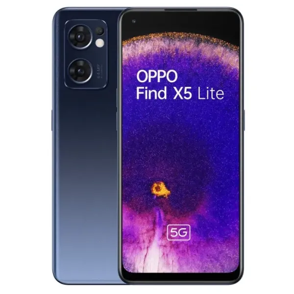 Smartphone OPPO Find X5 Lite 8Gb 256Gb 6.43? Full HD+ 5G Preto
