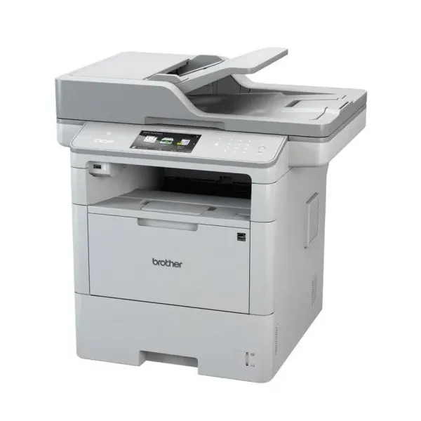 Impressora Multifunções Laser Mono Brother DCP-L6600DW WiFi Duplex Fax 46ppm Branca