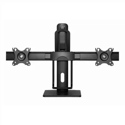 Suporte para 2 Monitores para Secretária Ajustável em Altura