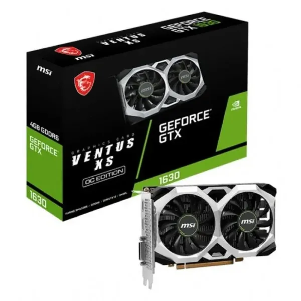 Placa Gráfica MSI GTX 1630 Ventus XS OC 4GB GDDR6