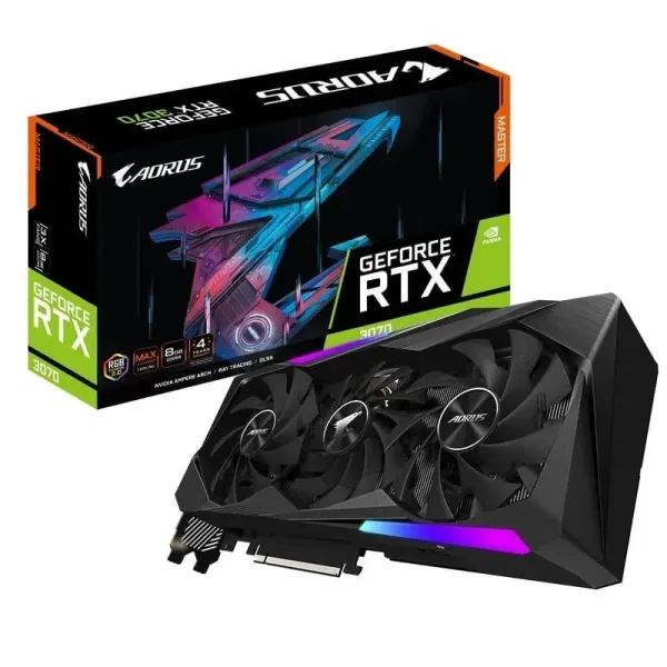 Placa Gráfica Gigabyte Aorus GeForce RTX 3070 8GB GDDR6