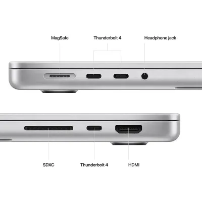 Apple Macbook Pro M2 Pro 10 Cores CPU 16 Cores GPU 16Gb 512Gb 14? Prateado – Teclado PT