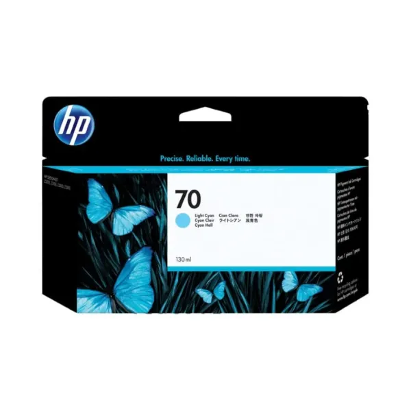 Tinteiro Original HP 70 Azul Claro C9390A 130mL