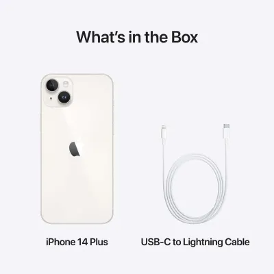 Smartphone Apple iPhone 14 Plus 256Gb 6.7? 5G Branco Estrela