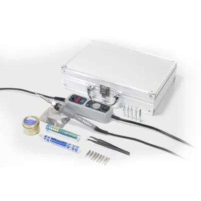 Kit Ferro Soldar ESD Termostático caixa Aluminio
