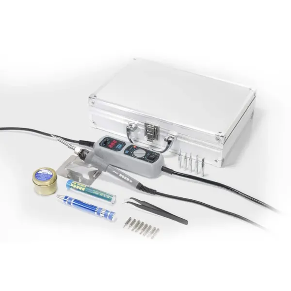 Kit Ferro Soldar ESD Termostático caixa Aluminio