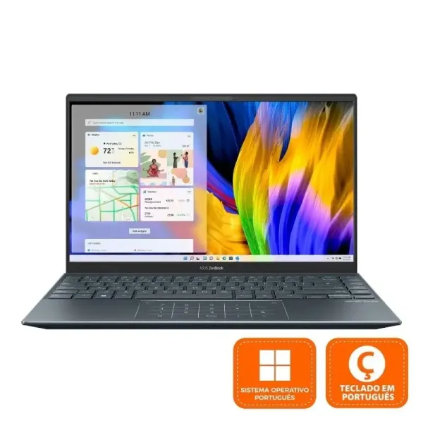 Portátil ASUS Zenbook UM425QA Ryzen 7-5800H 16Gb 1Tb 14? Full HD Win11 Pro – Teclado PT