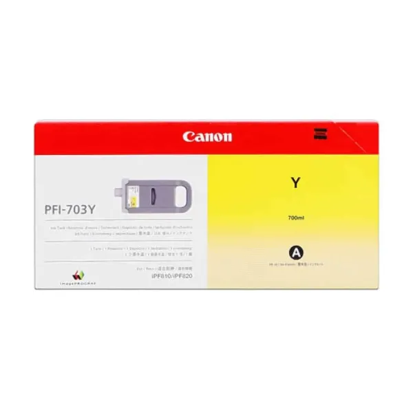 Tinteiro Original Canon PFI703 Amarelo
