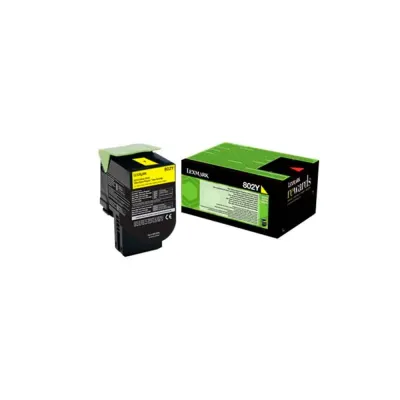 Toner Original Lexmark 802Y Amarelo