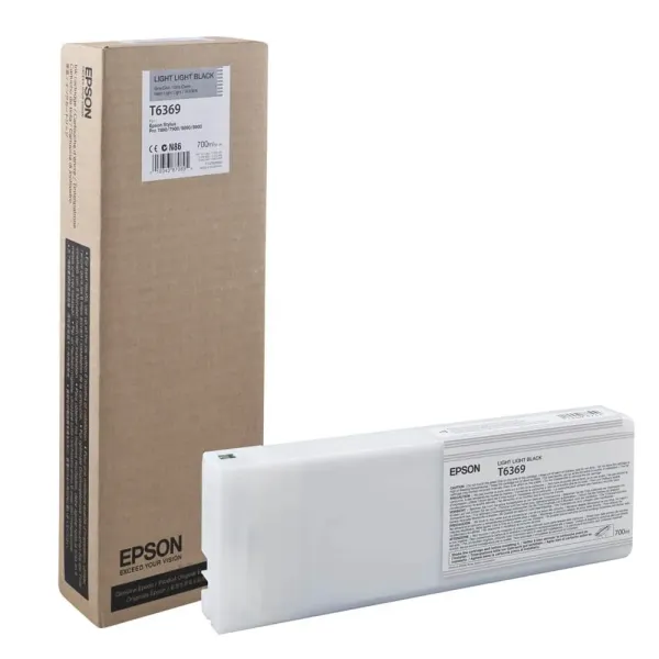 Tinteiro Original Epson T6369 Cinza Claro