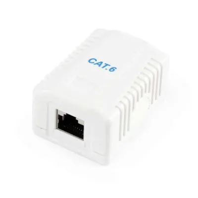 Caixa Tomada Rede RJ45 1 Portas CAT6 FTP Parede