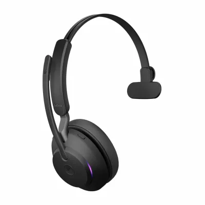 Auscultadores Bluetooth Jabra Evolve2 65 MS Mono USB-C Certificado para Microsoft Teams