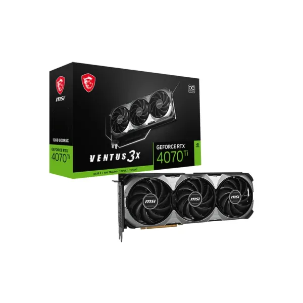 Placa Gráfica MSI GeForce RTX 4070 Ti Ventus 12G OC GDDR6X