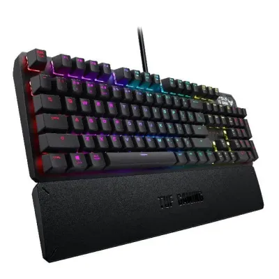 Teclado Gaming Asus TUF Gaming K3 USB Qwerty Espanhol Cinzento