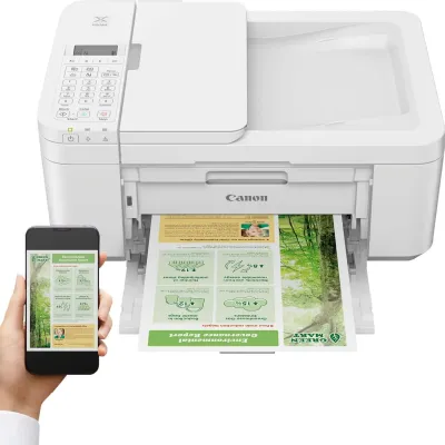 Impressora Multifunções Canon PIXMA TR4651 WiFi Fax Duplex Branca