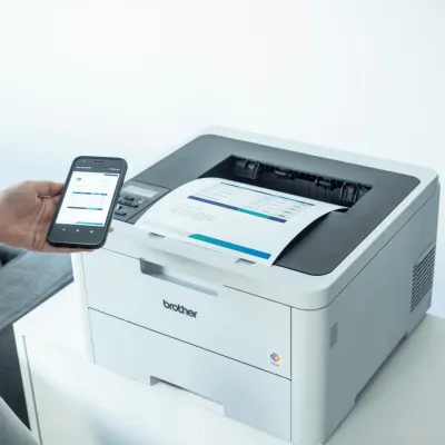 Impressora Laser Led Color Brother HL-L3220CW WiFi 18ppm Branca